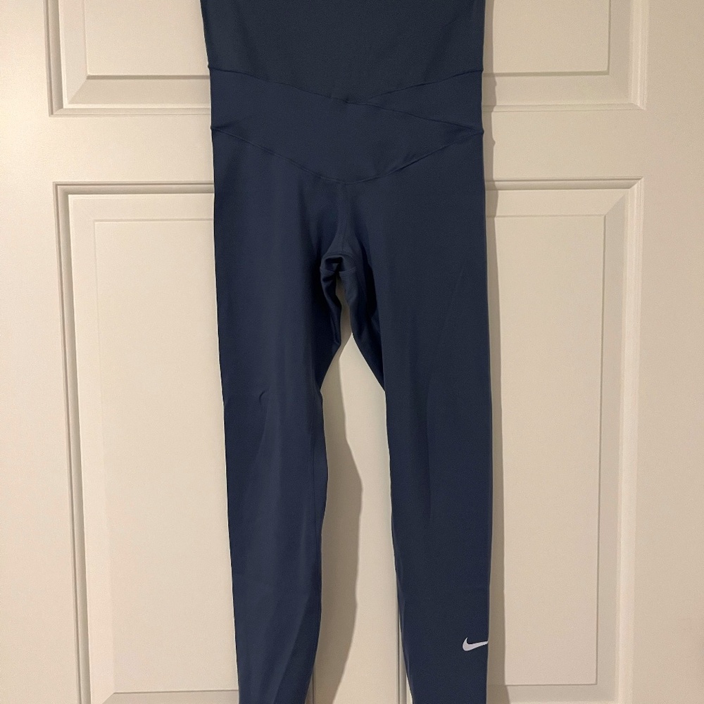 Nike | Maternity High-Waisted Leggings Blue | Size S